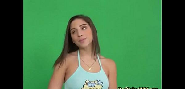  Chick Abella Danger Shows Her Perky Tits For The Cam
